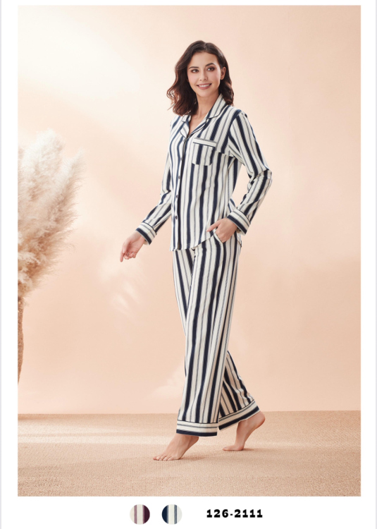 بيجامه قطعتين  قطن 2111