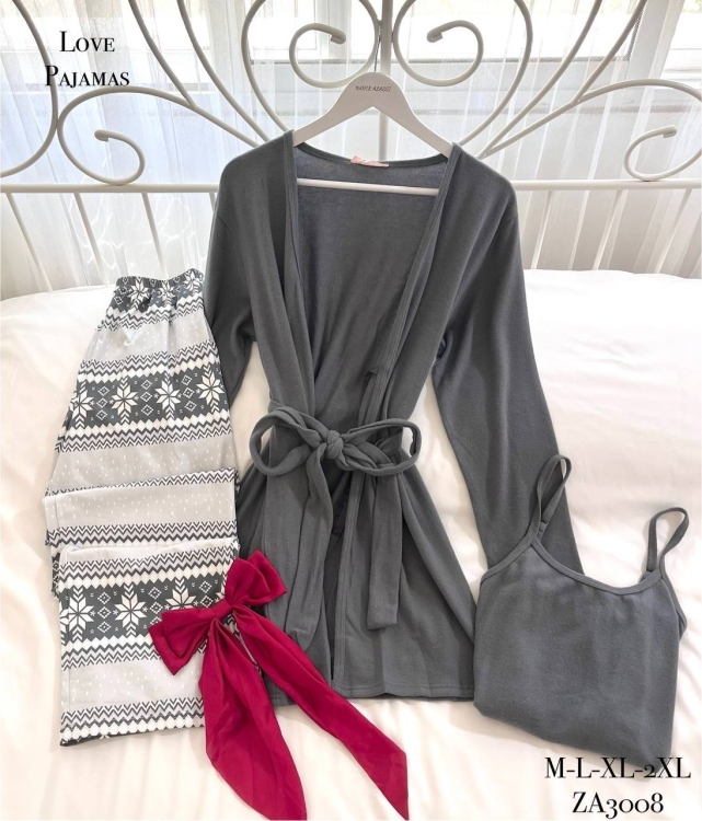 بيجامه 3 قطع 3008