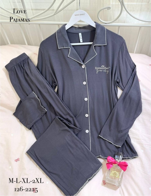 بيجامه قطعتين  قطن 2225