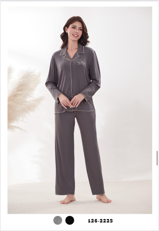 بيجامه قطعتين قطن  2225