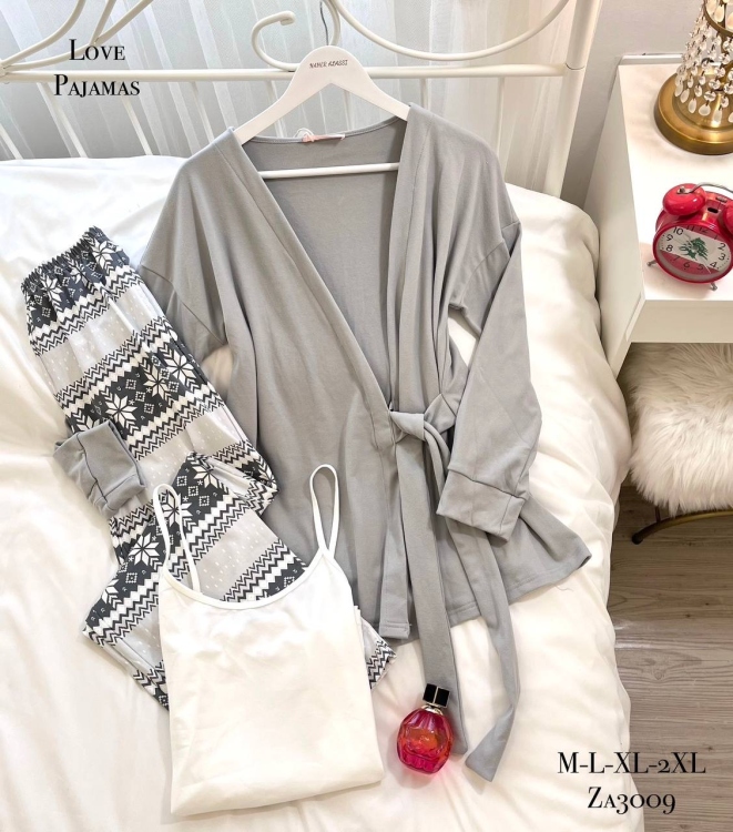 بيجامه 3 قطع 3009