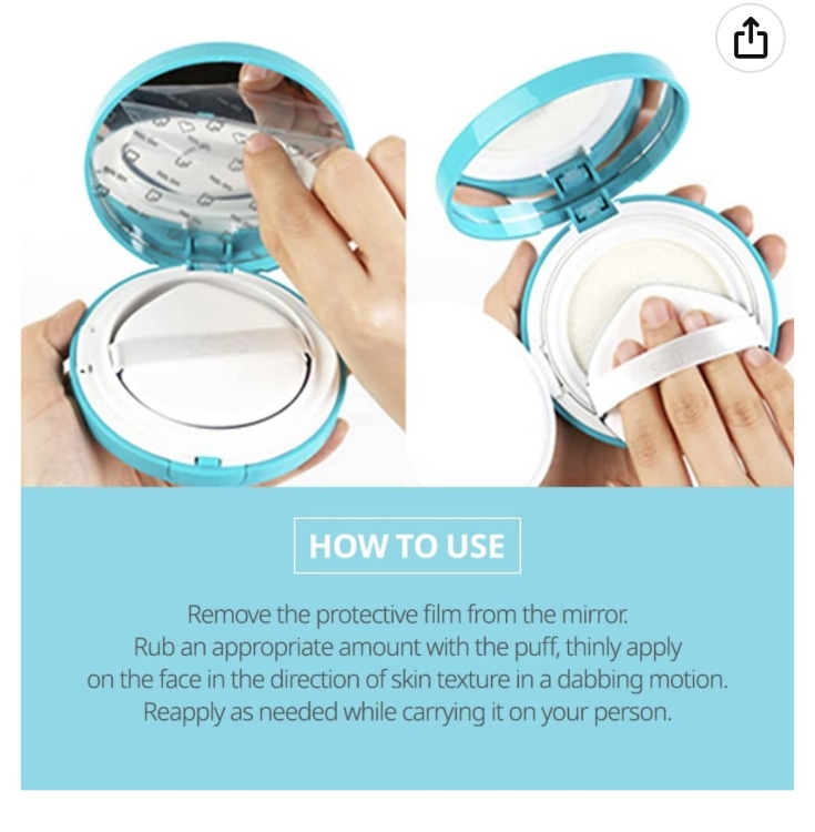 Scinic Enjoy All Around Airy Sun Cushion SPF50 PA++++  واقي شمس فيزيائي