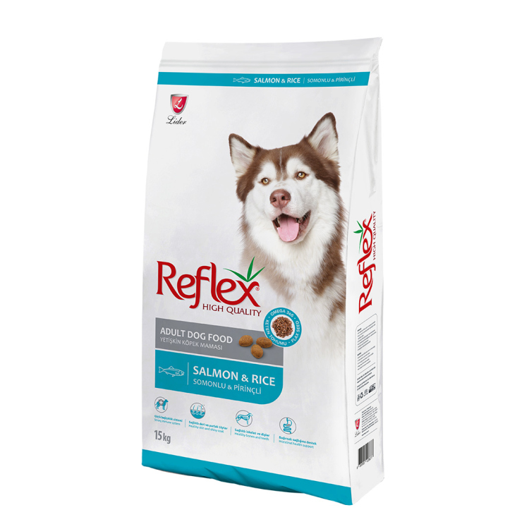 reflex adult dog food with salmon&rice