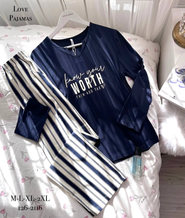 بيجامه قطعتين 2116