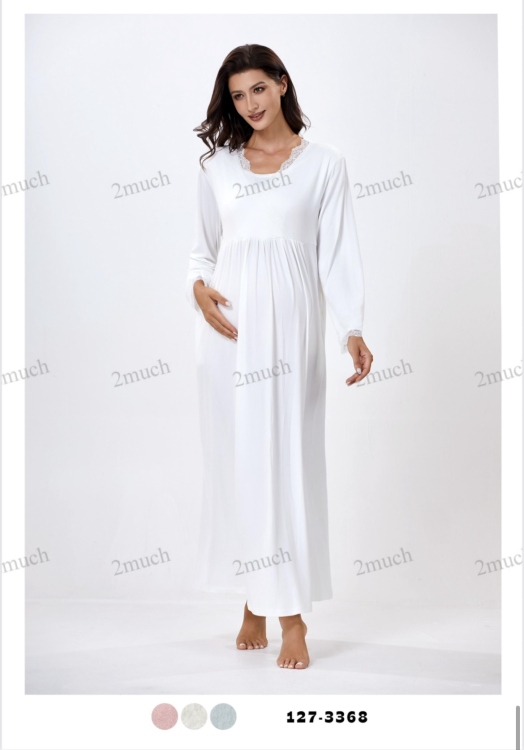 قميص نوم مكسي حمل ونفاس 