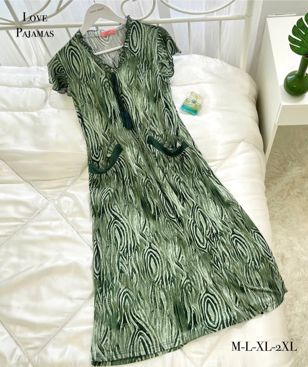 قميص نوم  بحري 100