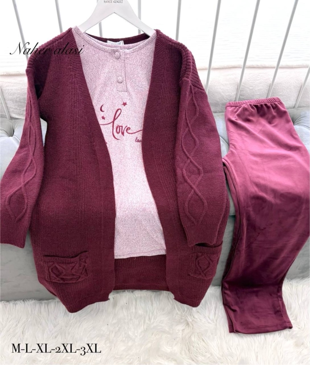 بيجامه 3 قطع 167138