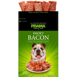 prama smoked bakon sticks dog treat
