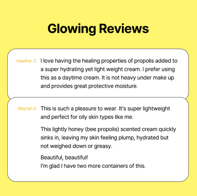By Wishtrend, Propolis Energy Balancing Cream