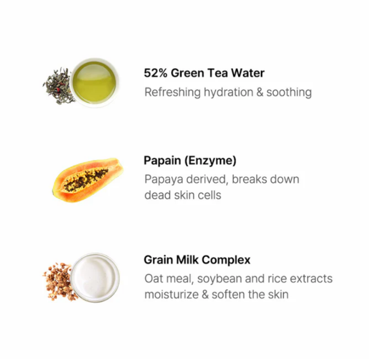 By Wishtrend, Green Tea & Enzyme Milky Foaming Wash