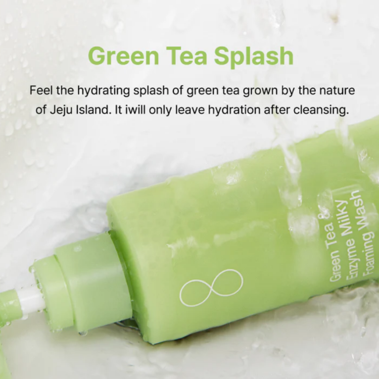 By Wishtrend, Green Tea & Enzyme Milky Foaming Wash