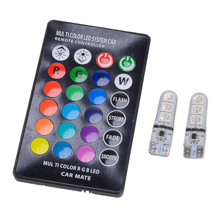 لمبات ليد طقة اولى عدة الوان مع ريموت