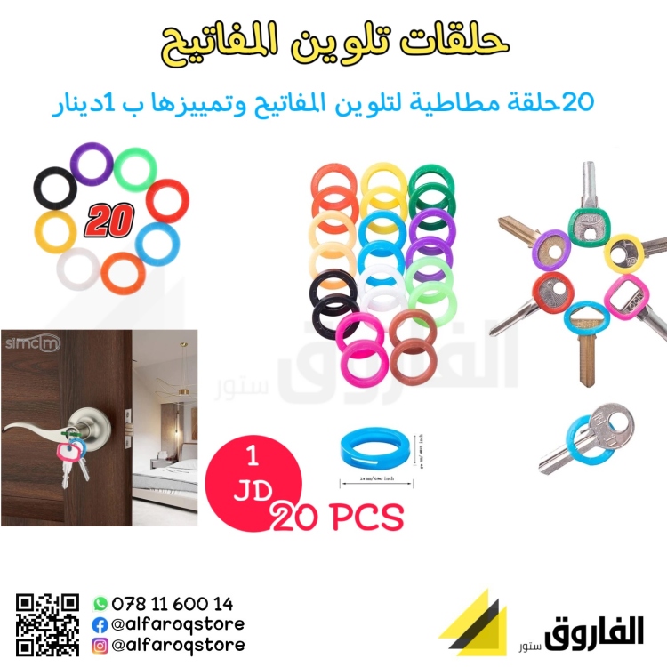 حلقات تلوين المفاتيح 