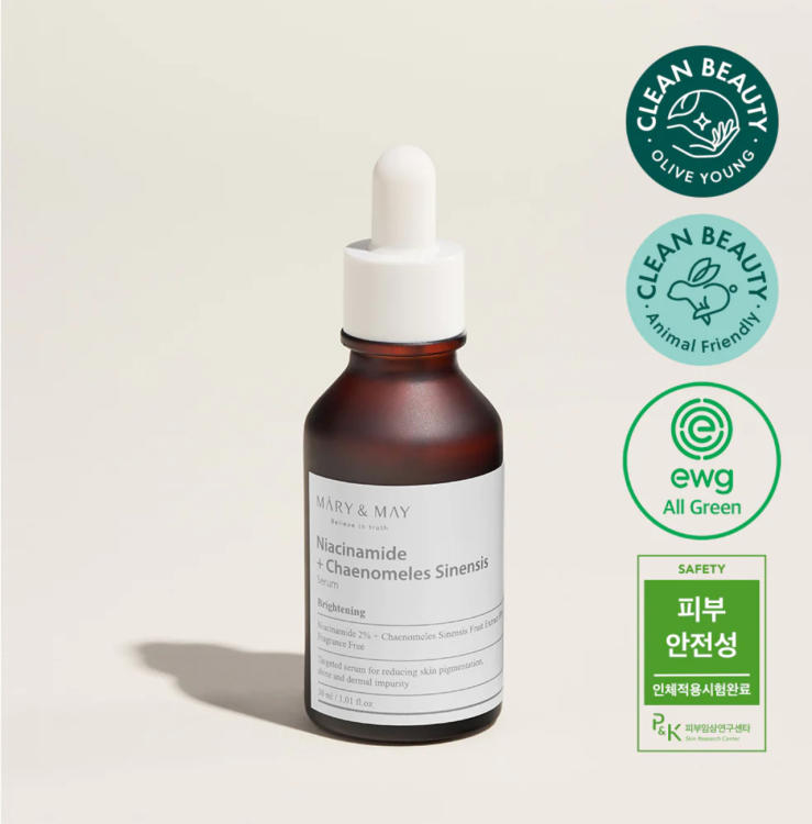 Mary&May, Niacinamide + Chaenomeles Sinensis Serum