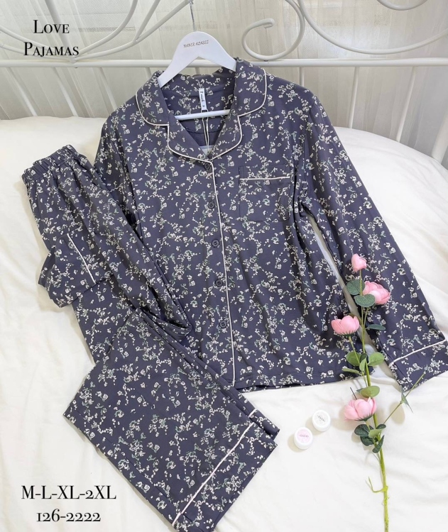 بيجامه قطعتين قطن 2222