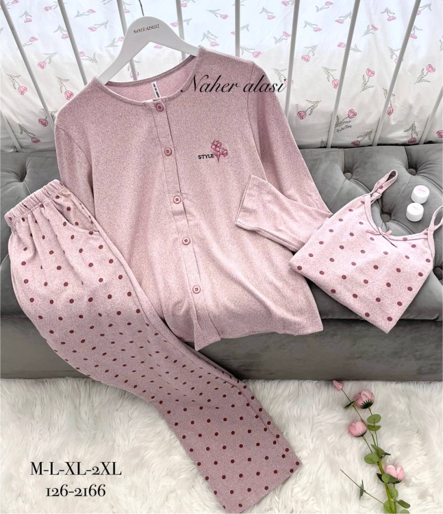 بيجامه 3 قطع 2166