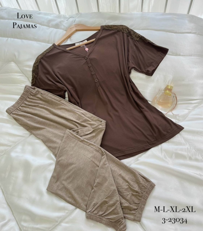 بيجامه فسيكوز قطن 23034