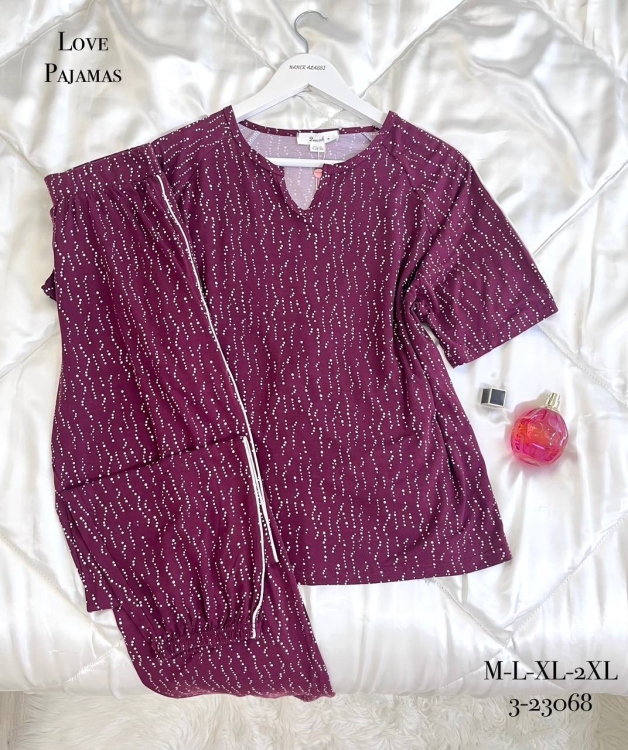 بيجامه فسيكوز قطن 23068