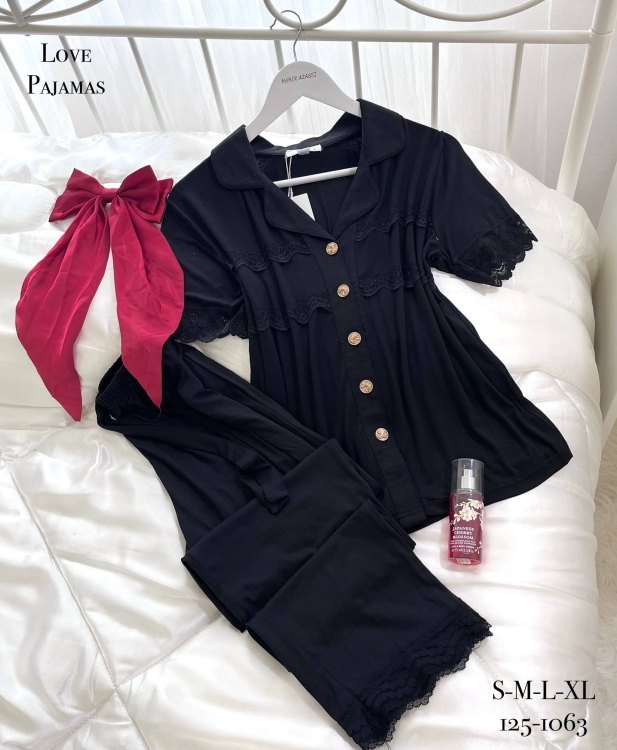 بيجامه قطعتين  فسيكوز قطن 1063