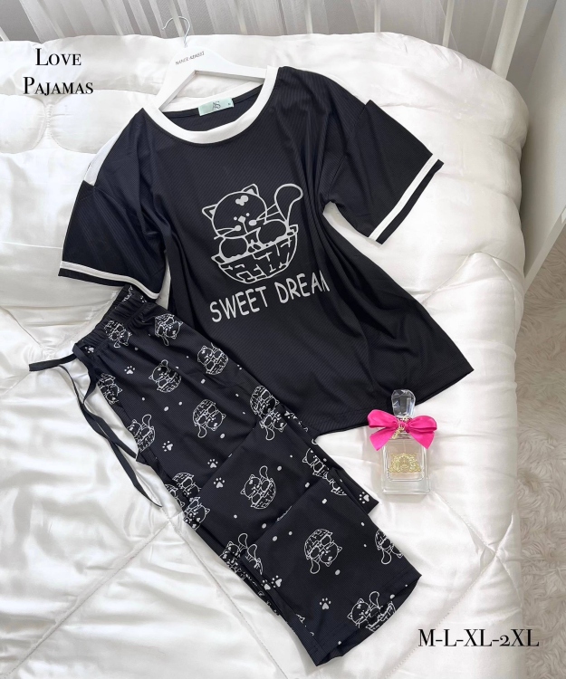 بيجامه محزز بنطلون 241