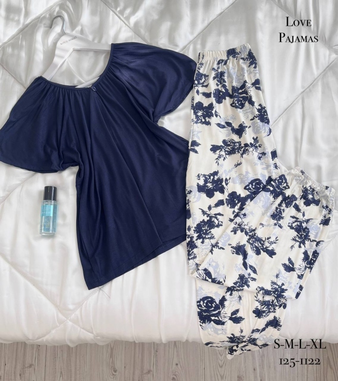 بيجامه فسيكوز قطن 1122