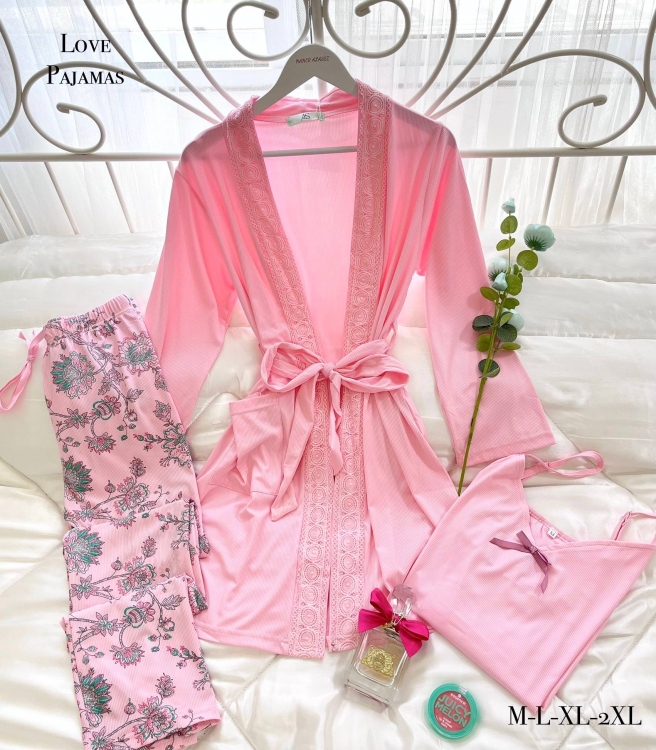 بيجامه فسيكوز محزز211