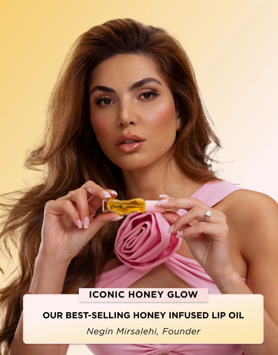 Gisou, Honey Infused Lip Oil - Honey Gold
