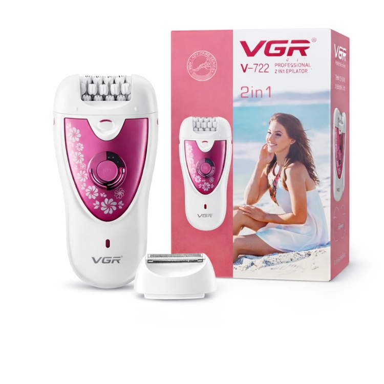 ماكنة ازالة الشعر ذات الرأسين من vgr الاصلية 