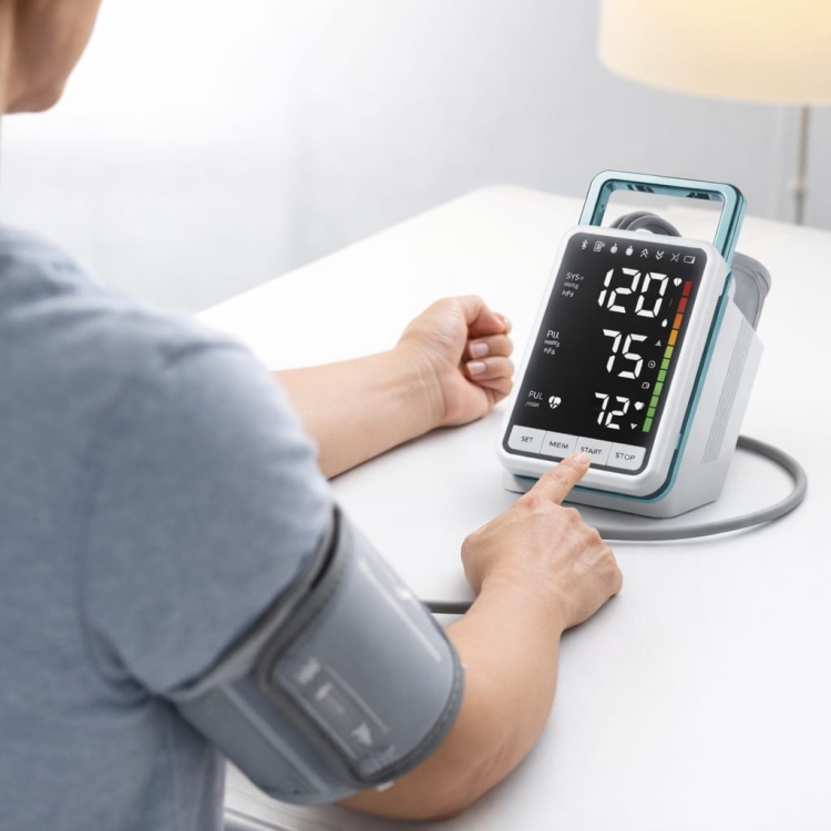 جهاز الضغط szjh بالموصفات العالية شاشة ملونة كبيرة وقاعدة يعمل بالشحن والبطريات 