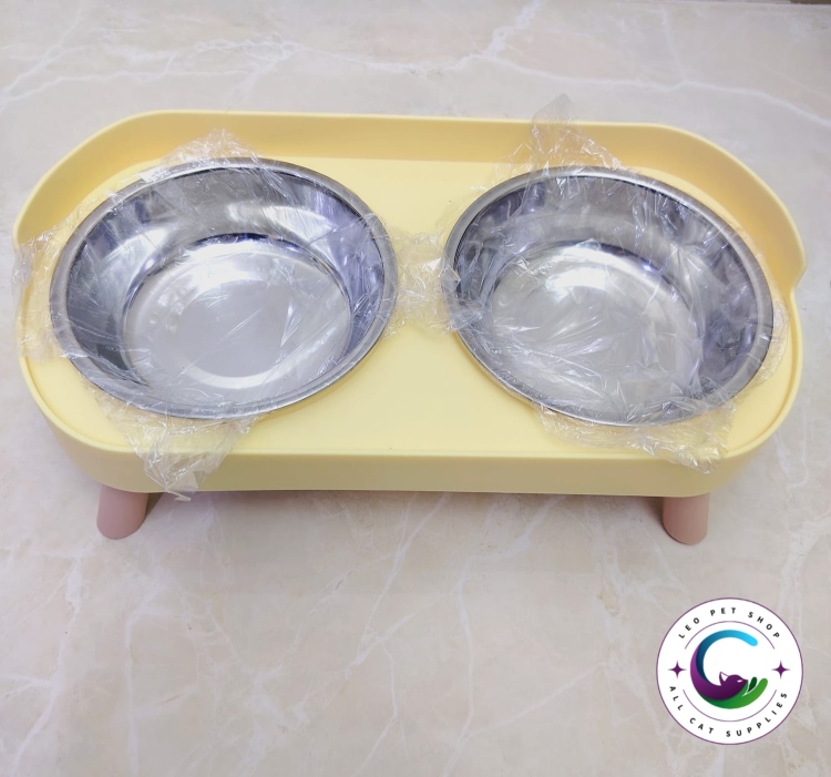 طاولة طعام بصحن دبل ستانلس ستيل حجم كبير