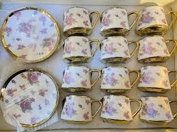 طقم فناجين قهوة مورد