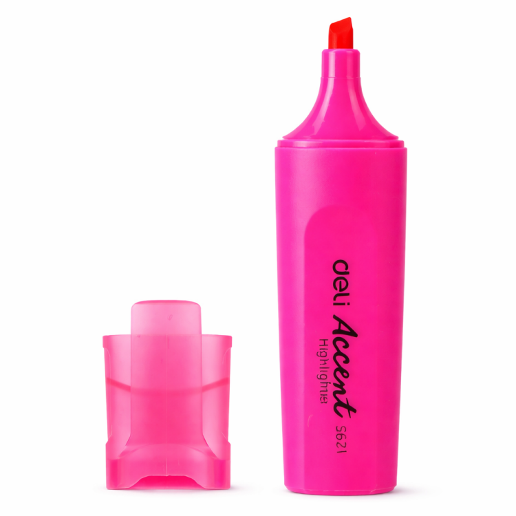 قلم تظليل على الكتابة زهري