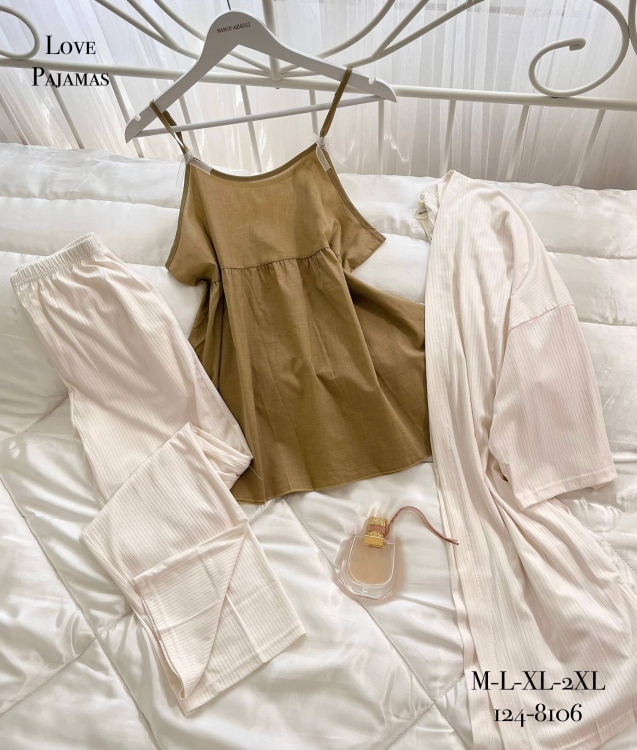 بيجامه 3 قطع 124-8106