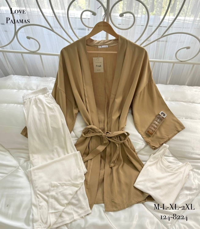 بيجامه 3 قطع 124-8224