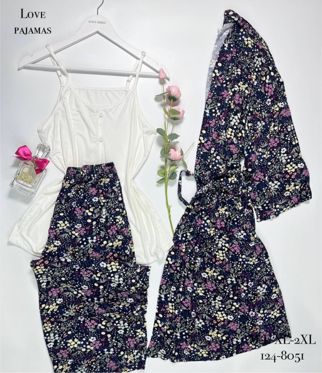 بيجامه 3 قطع 124-8051