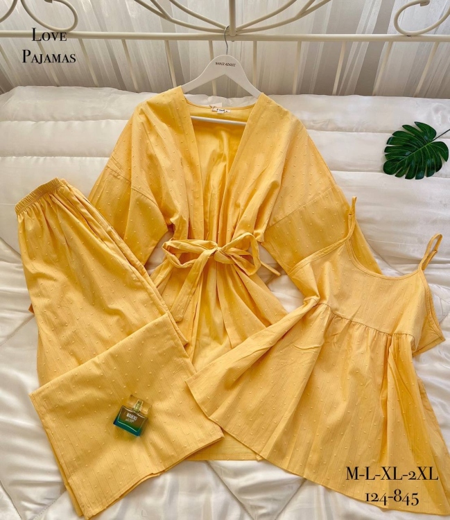 بيجامه 3 قطع 124-8054