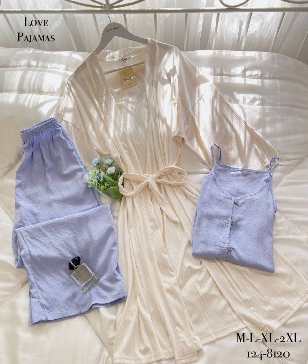 بيجامه 3 قطع 124-8120