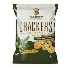 بيكر كراكر بسكويت بالسمسم و حبة البركة 250 غم