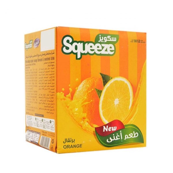 سكويز عصير برتقال 25غ *12 حبة