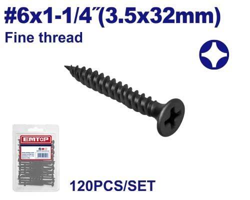 براغي جبسن بورد ناعم EMXS2413A        3.5×32MM   