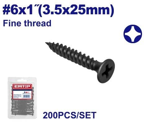 براغي جبسن بورد ناعم EMXS2412A     3.5×25MM  