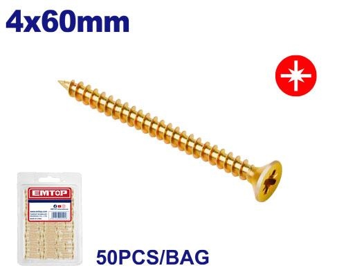 براغي شب بورد EMXS543C       4×60MM    