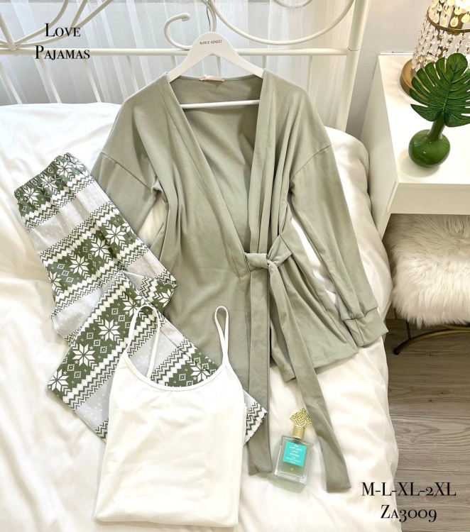 بيجامه 3 قطع  3009