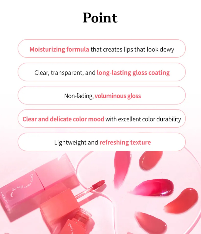 MACQUEEN - Dewy Water Glow Lip Tint 