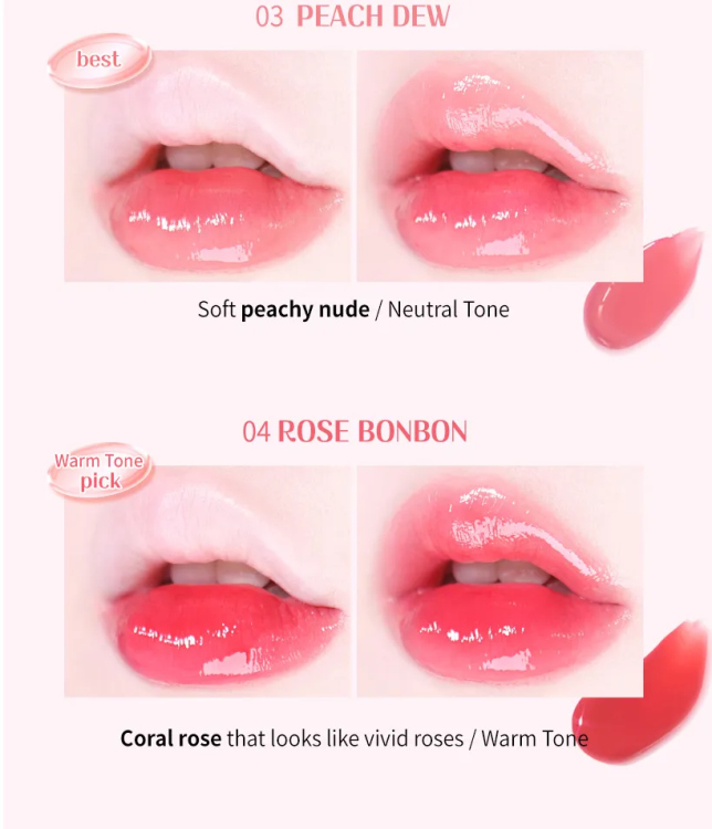 MACQUEEN - Dewy Water Glow Lip Tint 