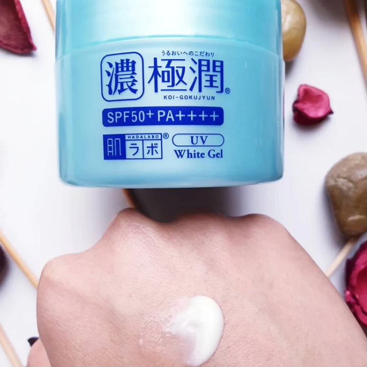 Rohto Mentholatum - Hada Labo Koi-Gokujyun UV White Gel SPF 50+ PA++++ /90g