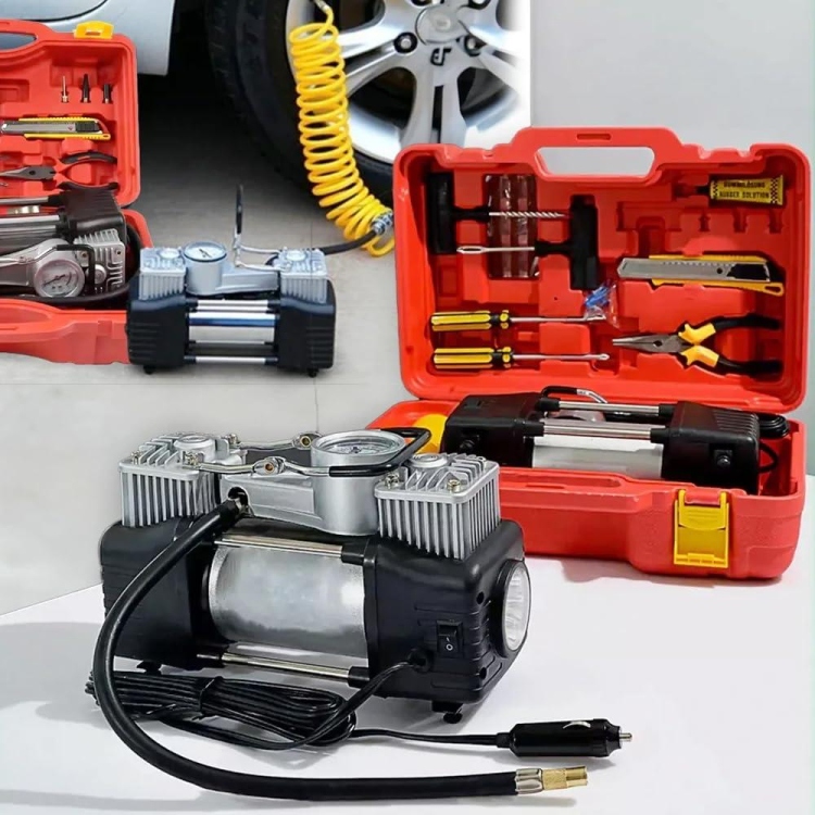 منفاخ 2 سلندر مع صندوق عدة 