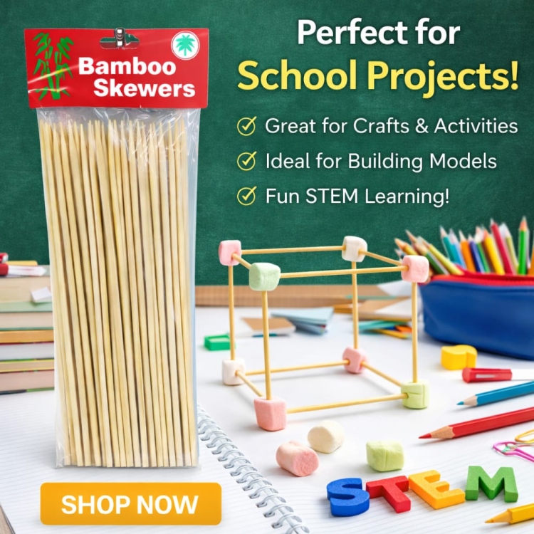 عيدان خشب رفيع 