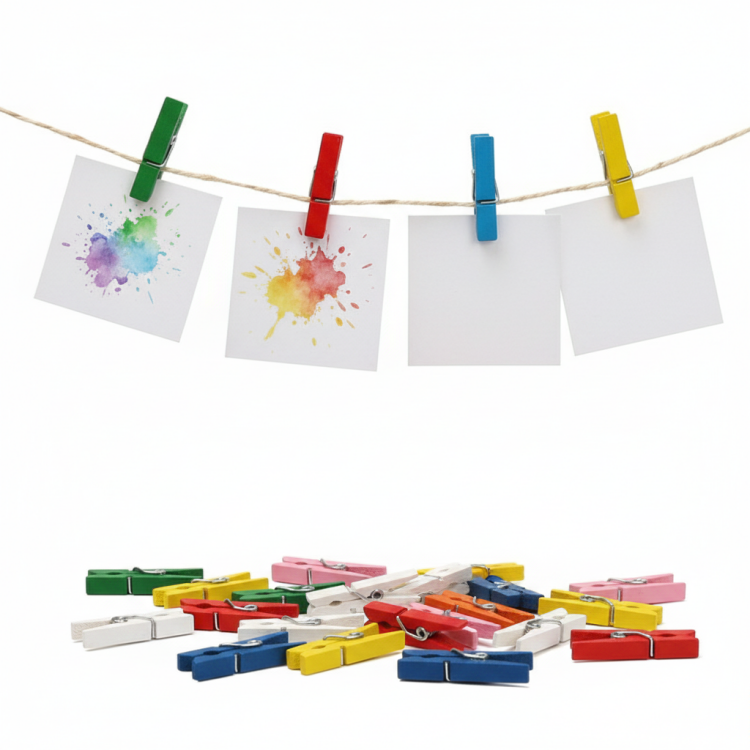 ملاقط ملونة 