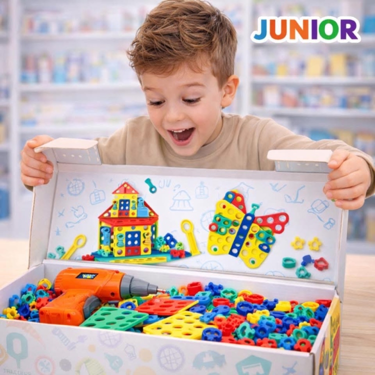 لعبة صندوق المهندس 5 في 1 214 قطعة